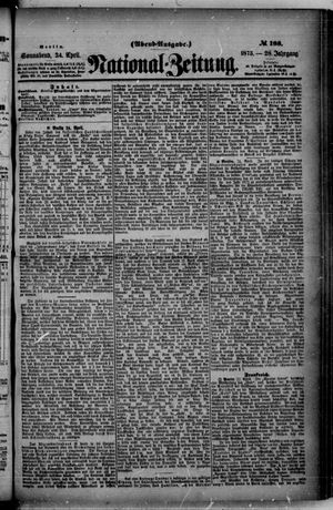 Nationalzeitung vom 24.04.1875