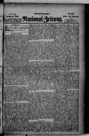 Nationalzeitung on Apr 30, 1875