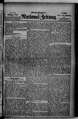 Nationalzeitung on May 4, 1875