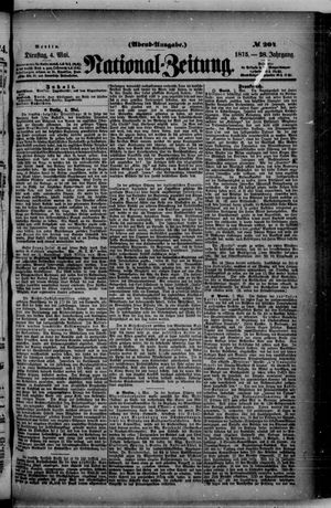 Nationalzeitung vom 04.05.1875