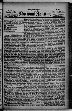 Nationalzeitung vom 09.05.1875