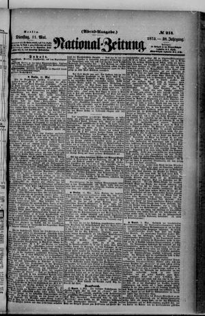 Nationalzeitung vom 11.05.1875