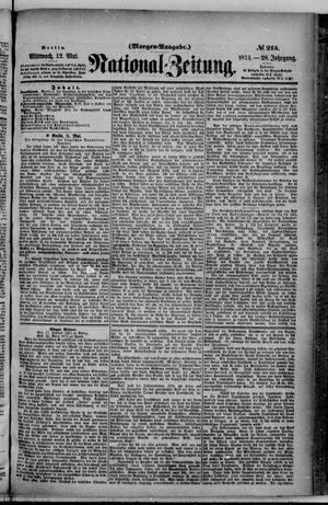 Nationalzeitung on May 12, 1875