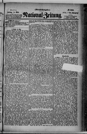National-Zeitung vom 14.05.1875