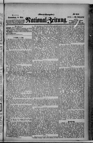 Nationalzeitung vom 15.05.1875