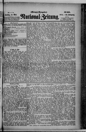 Nationalzeitung vom 21.05.1875