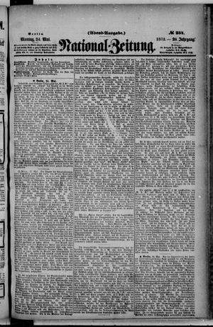 Nationalzeitung vom 24.05.1875