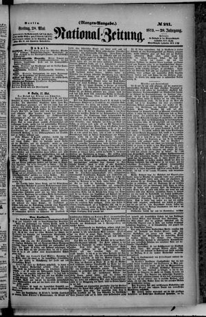 Nationalzeitung vom 28.05.1875
