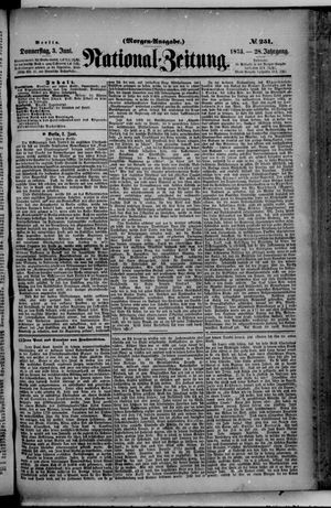 Nationalzeitung vom 03.06.1875