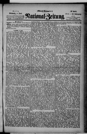 National-Zeitung vom 09.06.1875