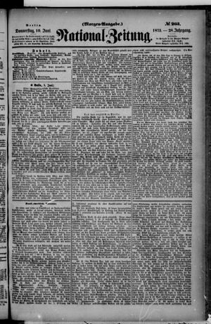 Nationalzeitung on Jun 10, 1875