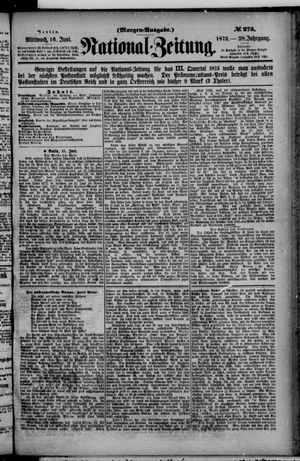 Nationalzeitung on Jun 16, 1875