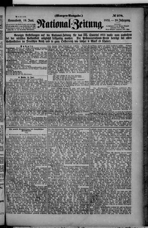 Nationalzeitung on Jun 19, 1875