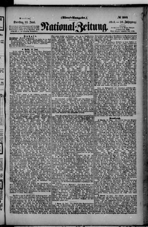 Nationalzeitung on Jun 22, 1875