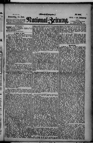 Nationalzeitung on Jun 24, 1875