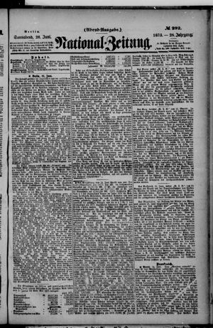 Nationalzeitung on Jun 26, 1875