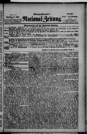 Nationalzeitung on Jun 27, 1875
