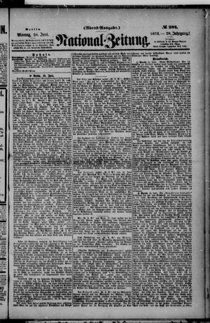 Nationalzeitung on Jun 28, 1875