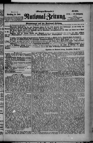 Nationalzeitung on Jun 29, 1875