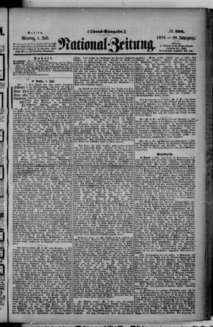 National-Zeitung vom 05.07.1875