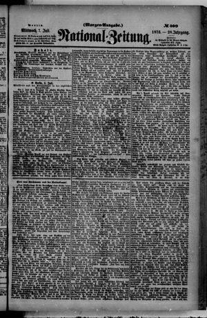 Nationalzeitung vom 07.07.1875