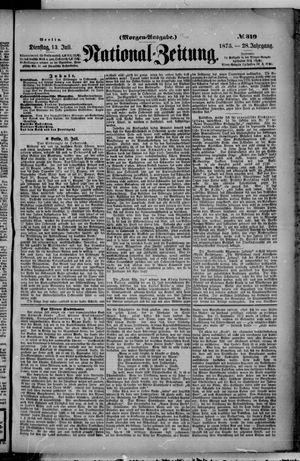 Nationalzeitung on Jul 13, 1875