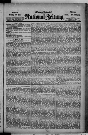 Nationalzeitung on Jul 16, 1875