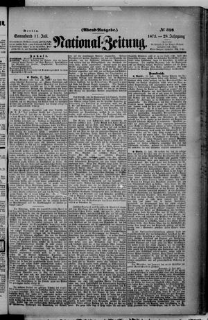 Nationalzeitung on Jul 17, 1875