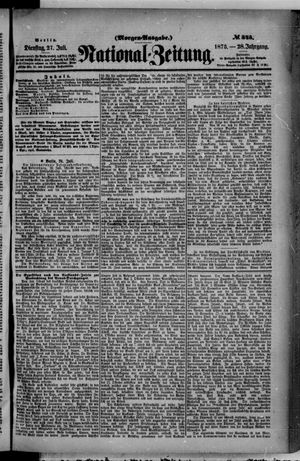 Nationalzeitung on Jul 27, 1875