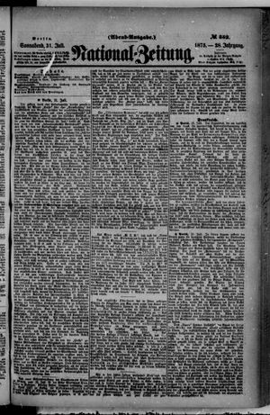 Nationalzeitung on Jul 31, 1875