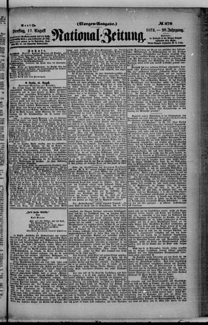 Nationalzeitung on Aug 17, 1875