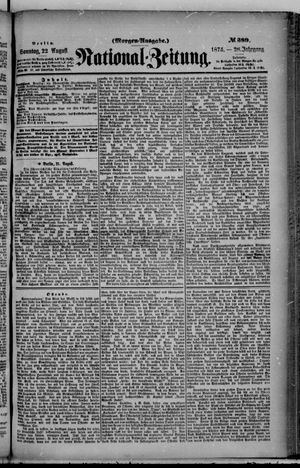 Nationalzeitung vom 22.08.1875
