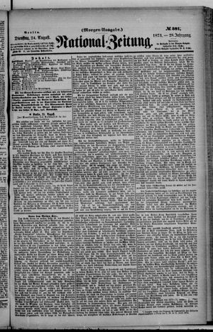Nationalzeitung vom 24.08.1875