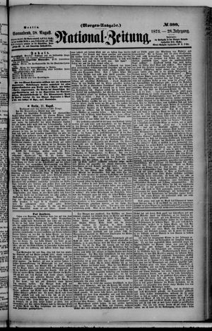 Nationalzeitung vom 28.08.1875