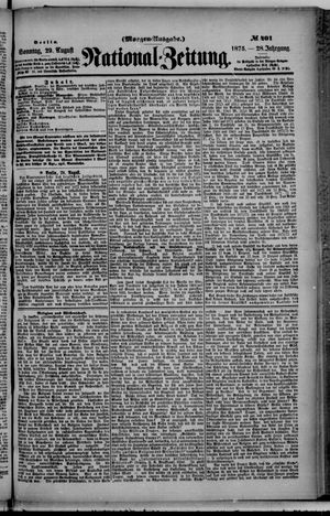 Nationalzeitung vom 29.08.1875