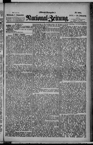 Nationalzeitung on Sep 1, 1875