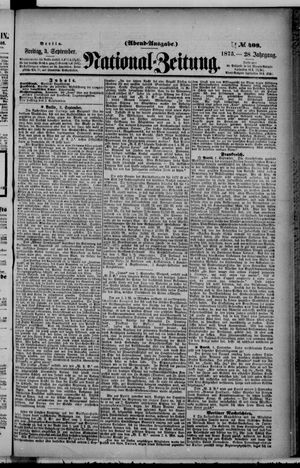 Nationalzeitung on Sep 3, 1875