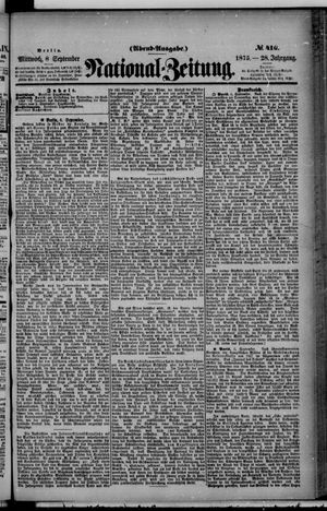 National-Zeitung vom 08.09.1875