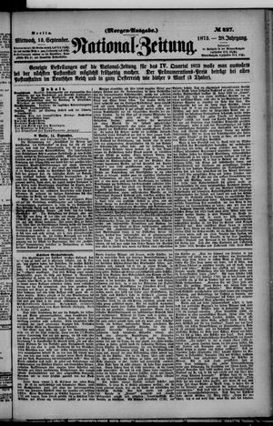 National-Zeitung vom 15.09.1875