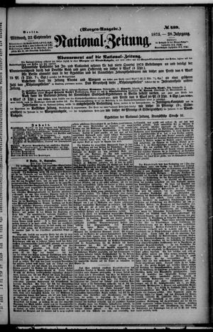 Nationalzeitung vom 22.09.1875