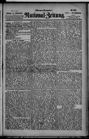 National-Zeitung vom 24.09.1875