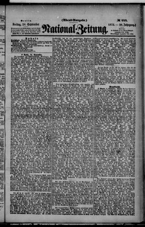 National-Zeitung vom 24.09.1875