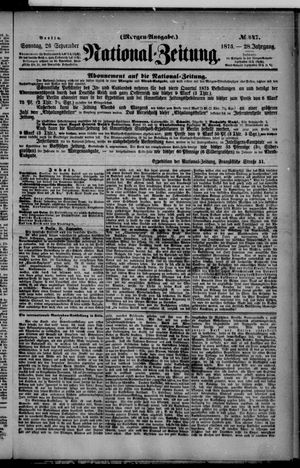 National-Zeitung vom 26.09.1875