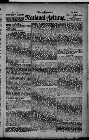 Nationalzeitung vom 30.09.1875
