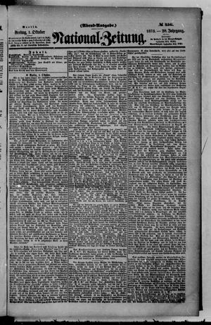 National-Zeitung on Oct 1, 1875