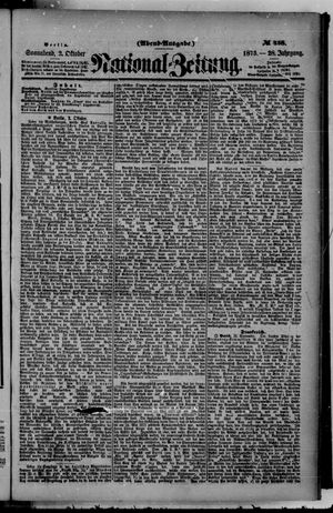 Nationalzeitung on Oct 2, 1875