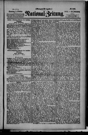 Nationalzeitung vom 03.10.1875