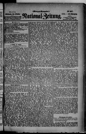 Nationalzeitung on Oct 20, 1875
