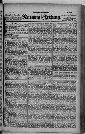 Nationalzeitung vom 03.11.1875