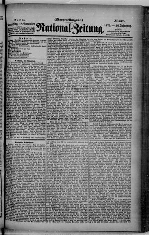 National-Zeitung vom 18.11.1875